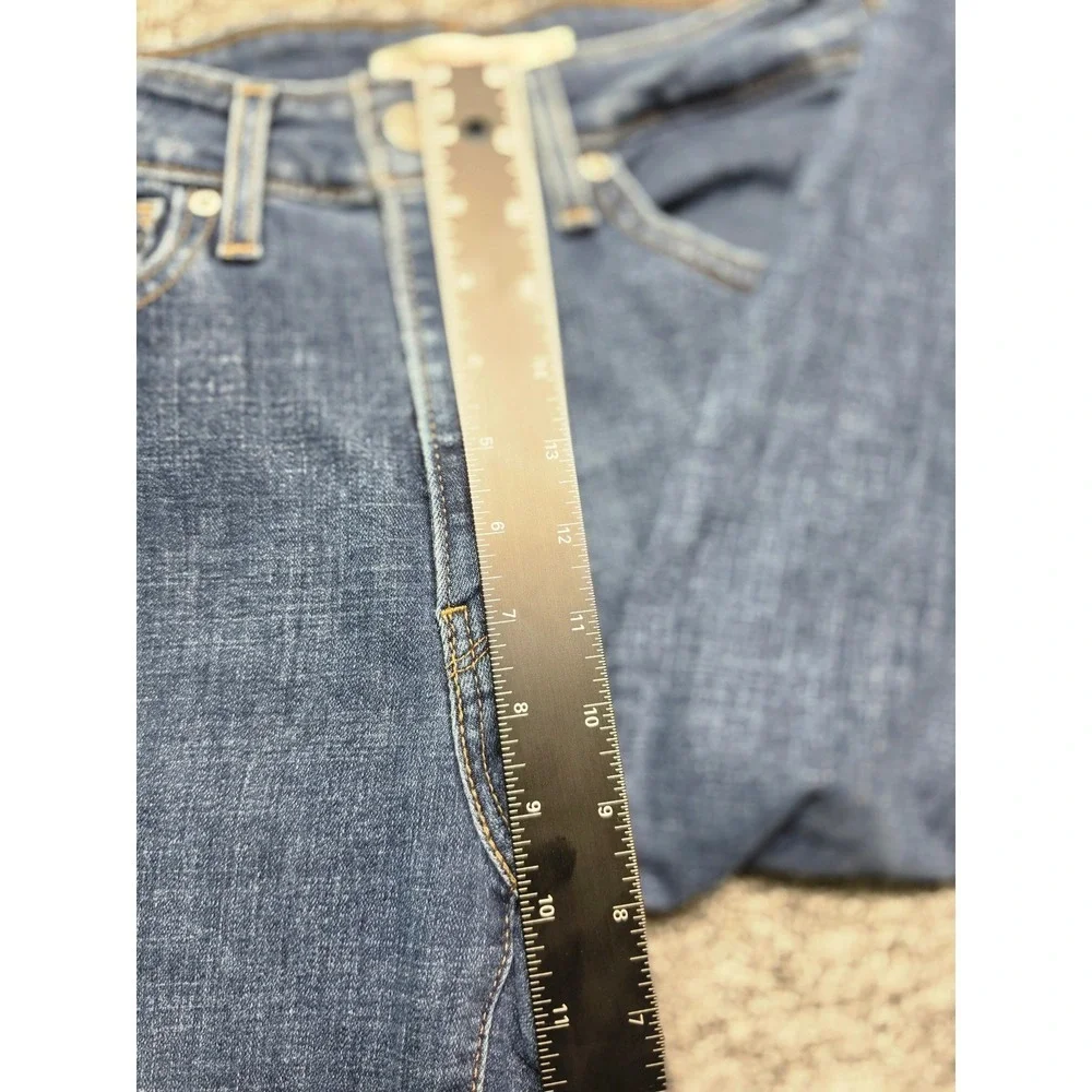Levi's 721 High Rise Skinny Ankle Jeans Blue Medium Wash Denim 27 22850-0106 - Picture 8 of 9